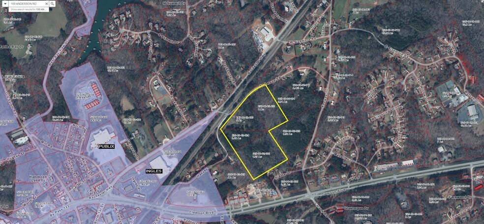 100 Anderson Rd, Seneca, SC for sale - Aerial - Image 2 of 3