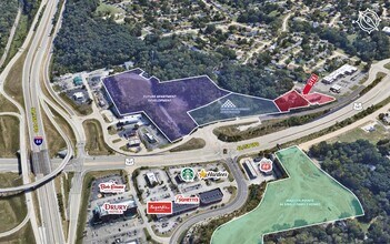 2007 Smizer Station Rd, Valley Park, MO - AERIAL  map view