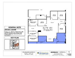 1 Neshaminy Interplex, Trevose, PA for lease Floor Plan- Image 2 of 2