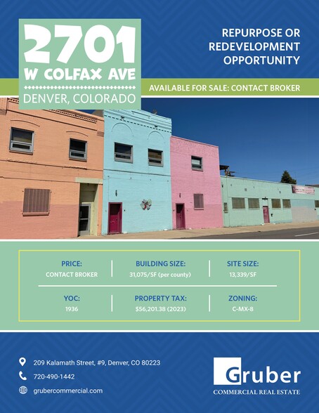 2701 W Colfax Ave, Denver, CO for sale - Building Photo - Image 1 of 4