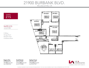 21900 Burbank, Woodland Hills, CA for lease Floor Plan- Image 1 of 1