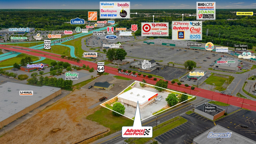 1917 Sunset Ave, Rocky Mount, NC for sale - Building Photo - Image 3 of 5