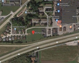 905 Plaza Dr, Martinsville, IN - AERIAL map view