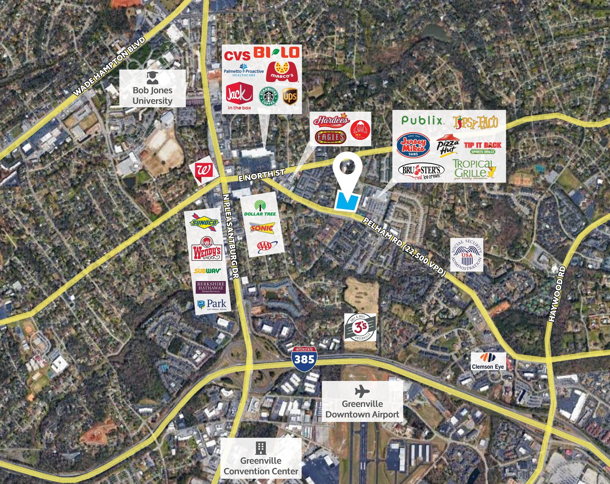 115 Pelham Rd, Greenville, SC 29615 Retail for Sale