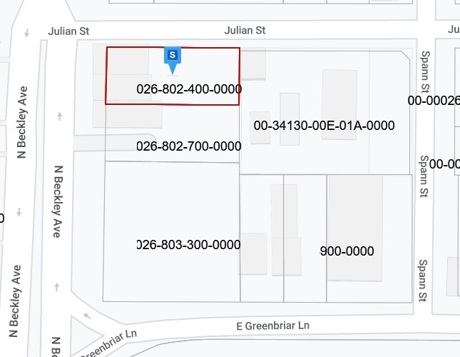 1616-1620 N Beckley Ave, Dallas, TX for sale - Plat Map - Image 2 of 6