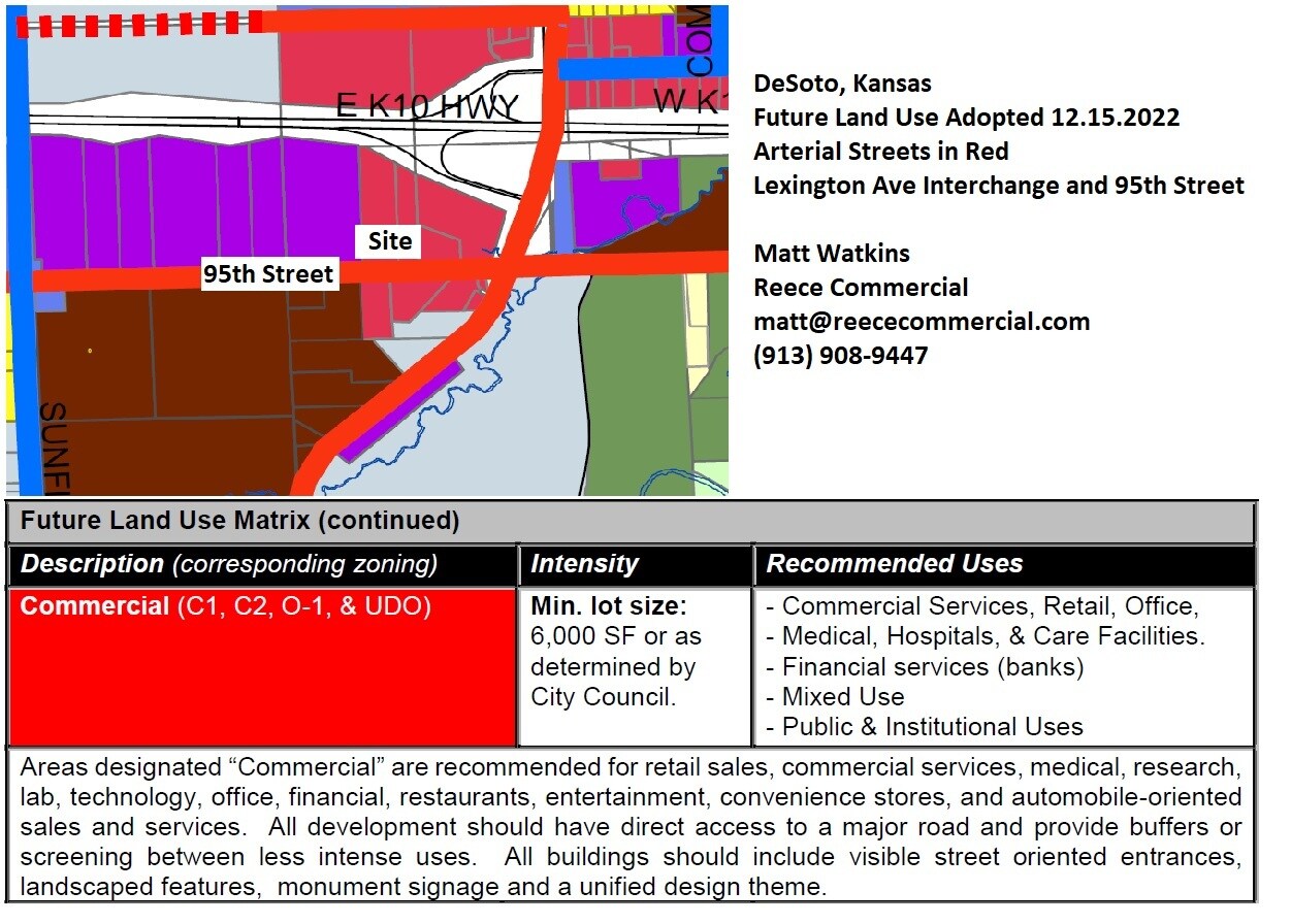 34860 W 95th St, De Soto, KS 66018 DeSoto Commercial 10.25 Acres
