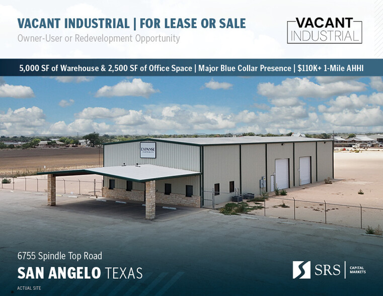 6755 Spindletop Rd, San Angelo, TX for sale - Building Photo - Image 1 of 9