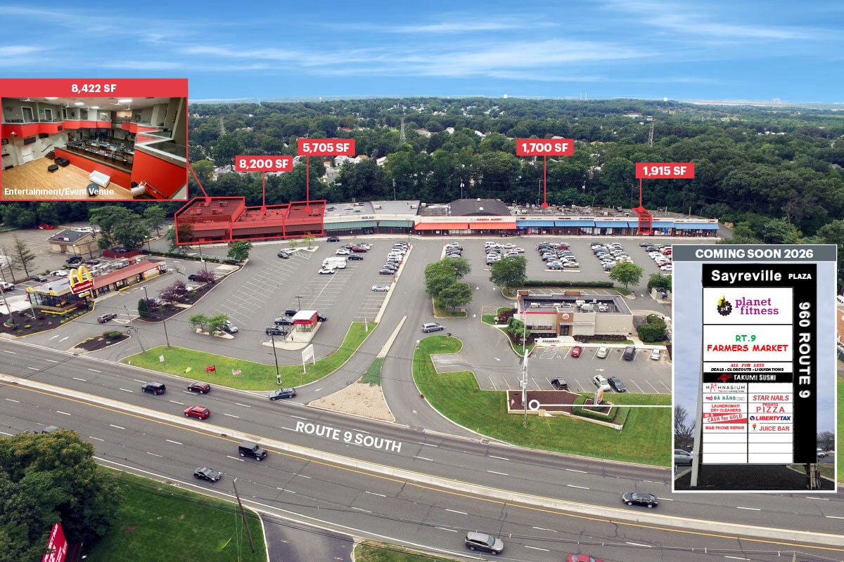 960a Rte 9, Sayreville, NJ for lease Interior Photo- Image 1 of 2
