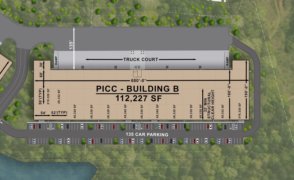 1731 Peachtree Industrial Blvd, Buford, GA for lease - Site Plan - Image 2 of 4