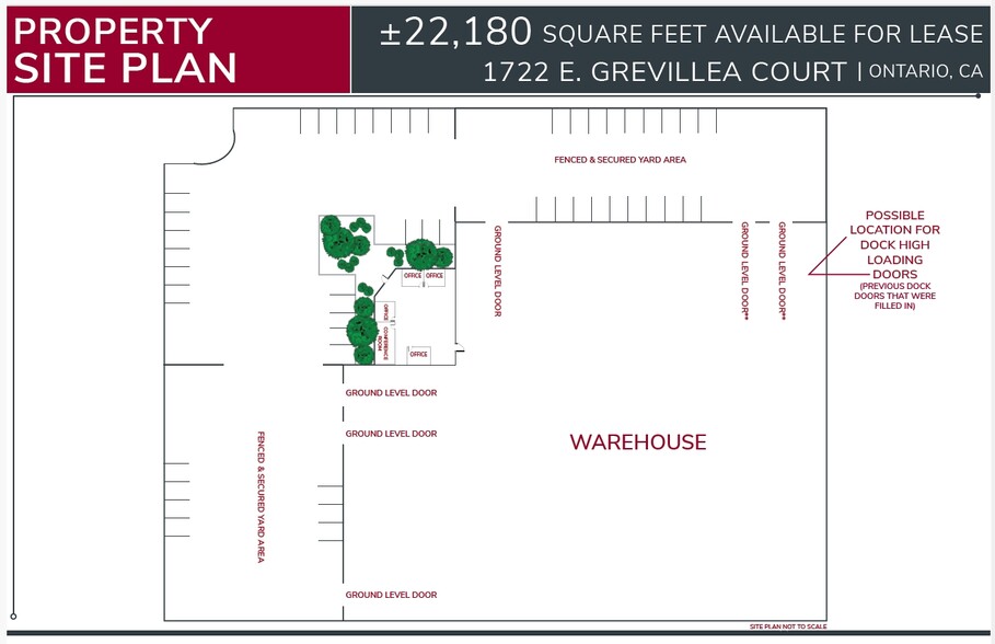 1722 E Grevillea Ct, Ontario, CA for lease - Floor Plan - Image 2 of 2
