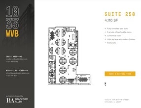 1033 W Van Buren St, Chicago, IL for lease Floor Plan- Image 1 of 12