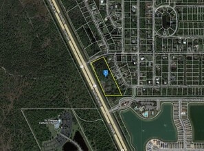 20374 N Tamiami Trl, North Fort Myers, FL - AERIAL map view