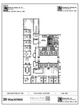 260-270 Peachtree St NW, Atlanta, GA for lease Floor Plan- Image 2 of 2