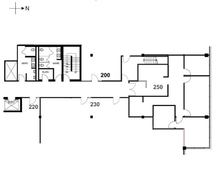 5611 Cooney Rd, Richmond, BC for lease Floor Plan- Image 1 of 1