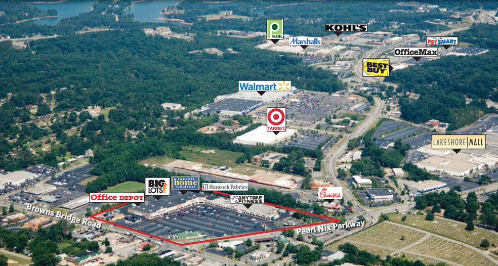 1500 Browns Bridge Rd, Gainesville, GA for sale - Aerial - Image 1 of 1