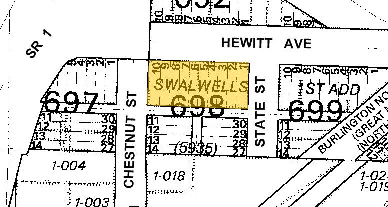 3210 Hewitt Ave, Everett, WA for sale Plat Map- Image 1 of 1