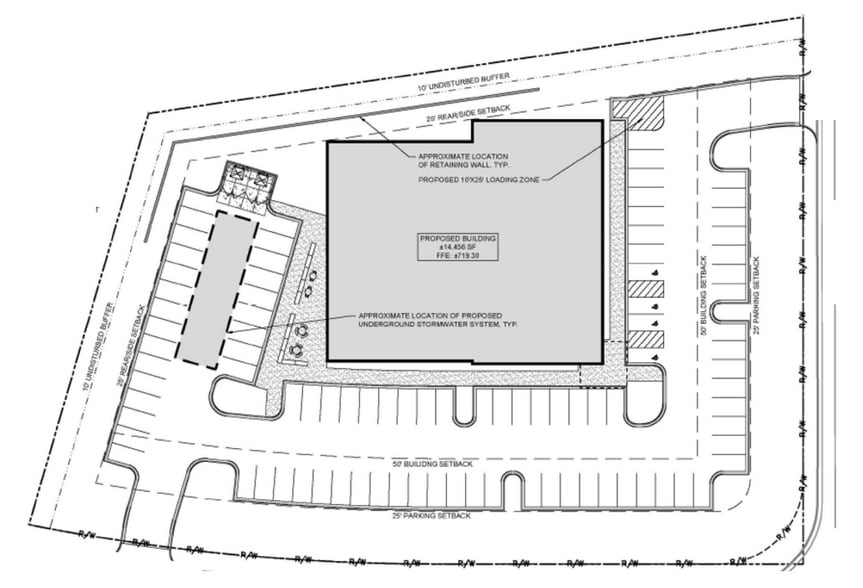 9725 Julian Clark Ave, Huntersville, NC for lease - Building Photo - Image 3 of 4