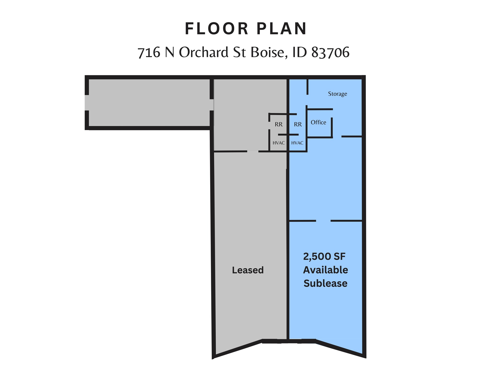 716 N Orchard St, Boise, ID for lease Site Plan- Image 1 of 1