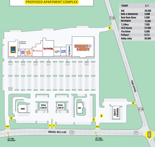 800 Mineral Wells ave, Paris, TN for lease - Primary Photo - Image 1 of 3