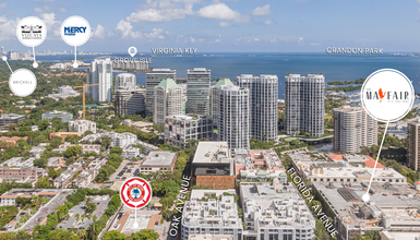 2940 Oak Ave, Miami, FL - aerial  map view