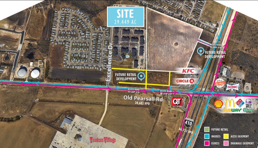 Old Pearsall Rd, San Antonio, TX for sale Aerial- Image 1 of 4