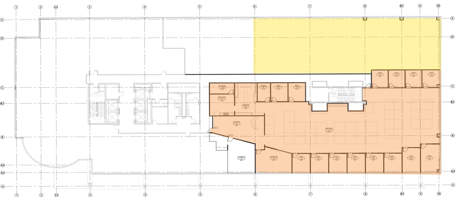 215 10th St, Des Moines, IA for lease Floor Plan- Image 1 of 3