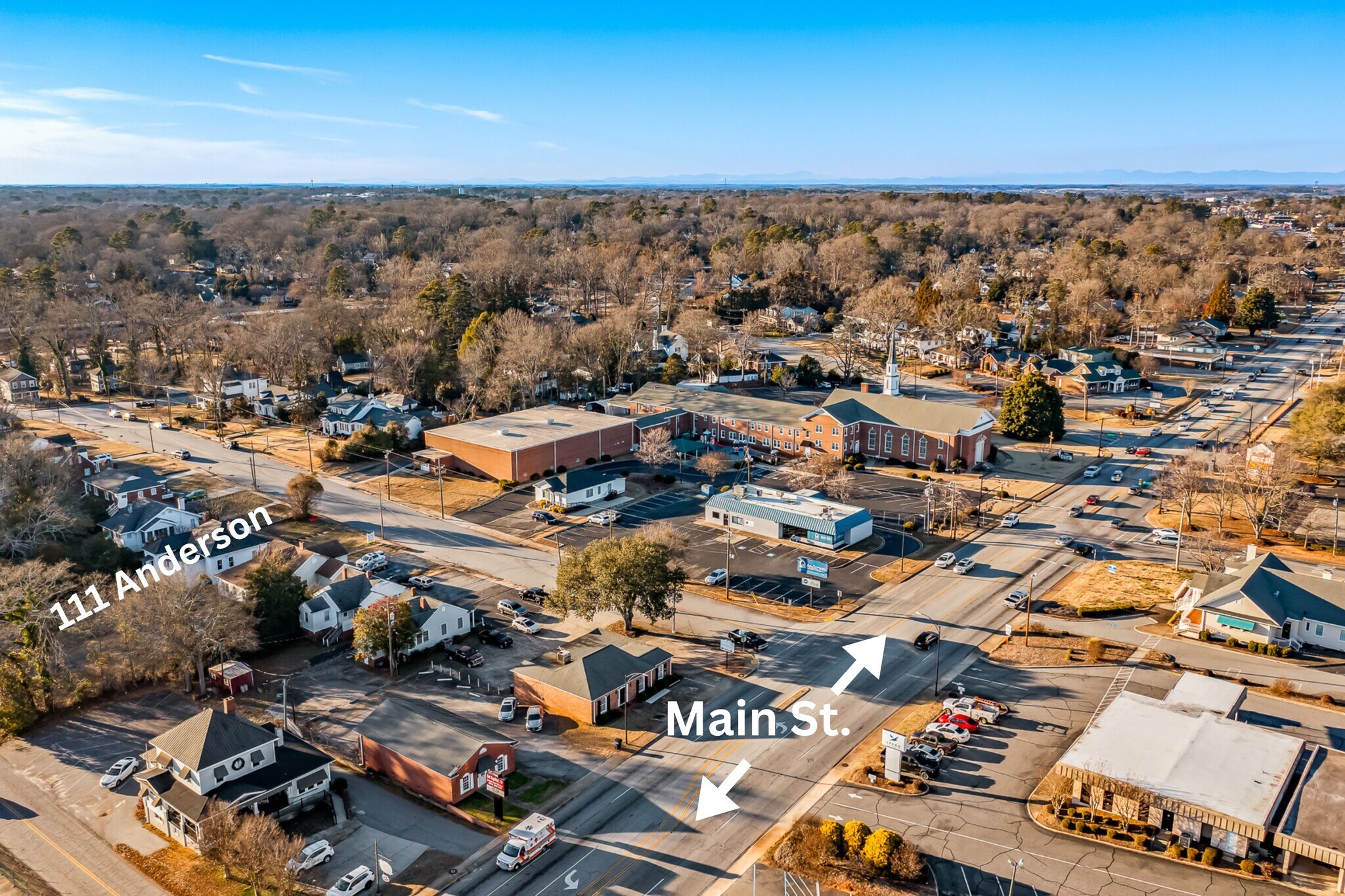 111 Anderson Ave, Anderson, SC for sale Aerial- Image 1 of 1