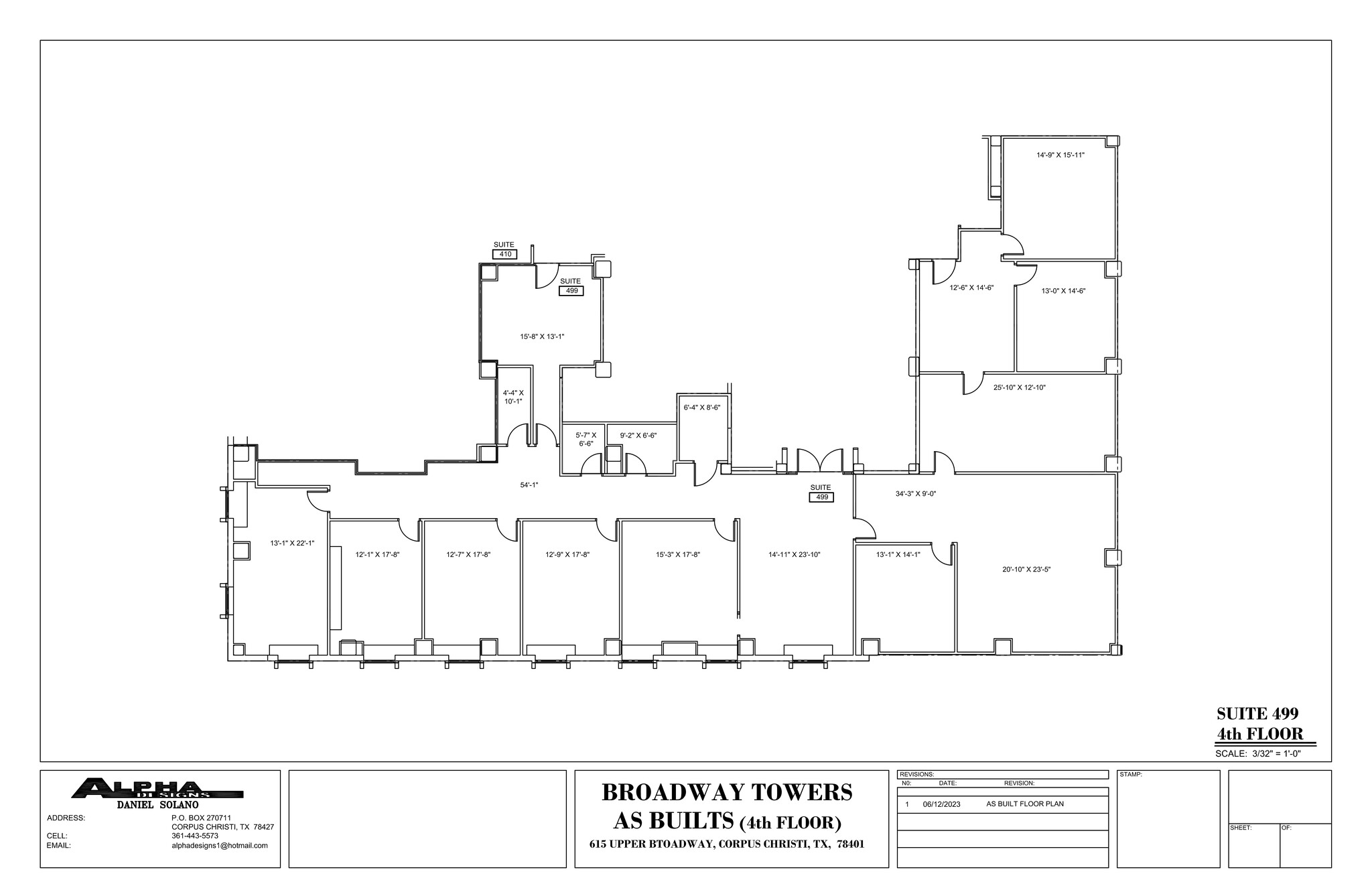 615 N Upper Broadway St, Corpus Christi, TX for lease Site Plan- Image 1 of 2