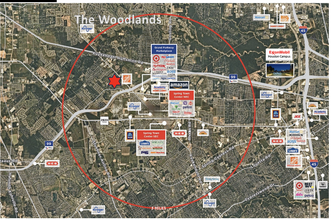 22715 Kuykendahl Rd, Spring, TX - aerial  map view