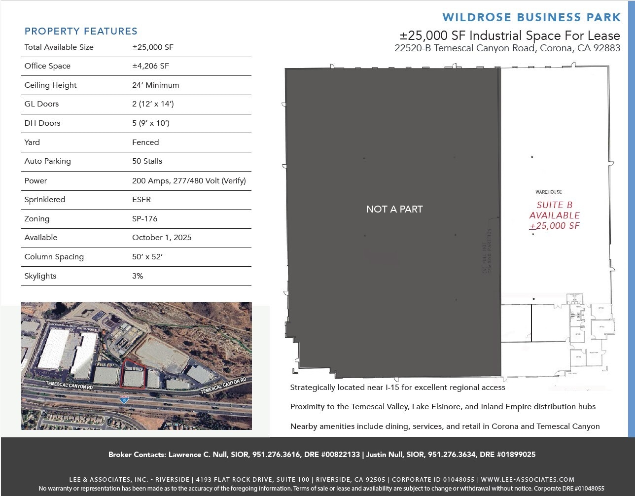 22520 Temescal Canyon Rd, Corona, CA for lease Floor Plan- Image 1 of 1