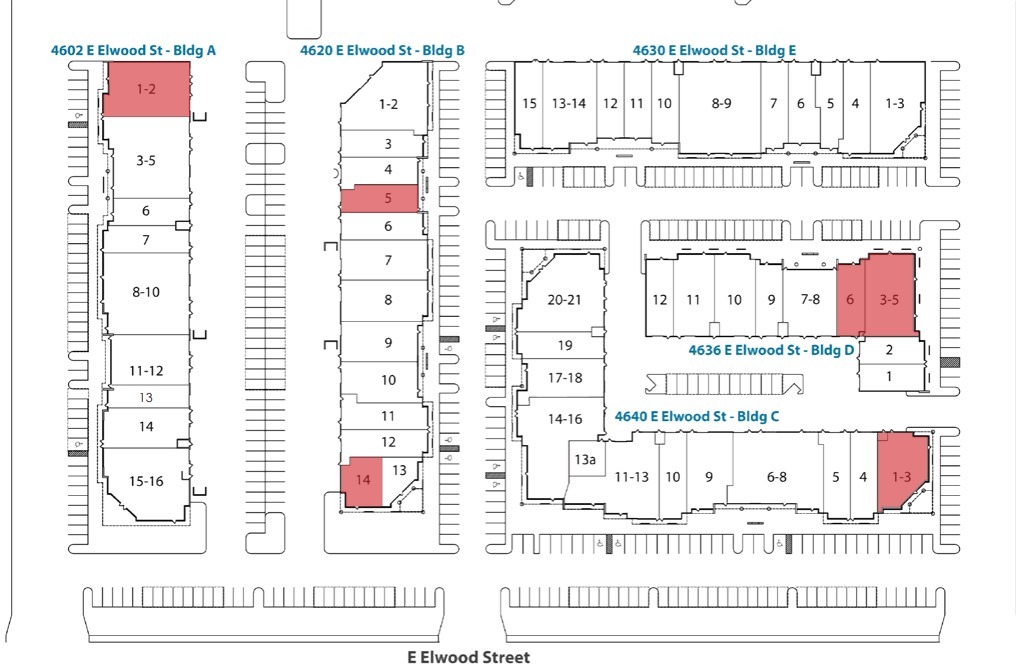 4602 E Elwood St, Phoenix, AZ for lease Site Plan- Image 1 of 1