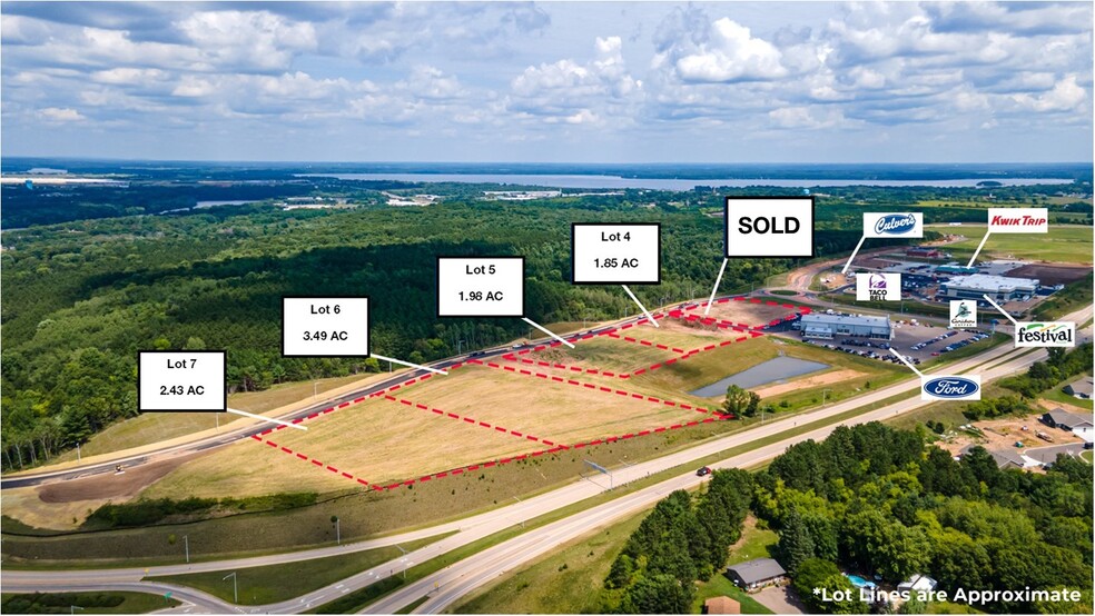 Chippewa Mall, Chippewa Falls, WI for sale - Aerial - Image 1 of 3