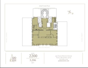 320 S Boston Ave, Tulsa, OK for lease Floor Plan- Image 1 of 1