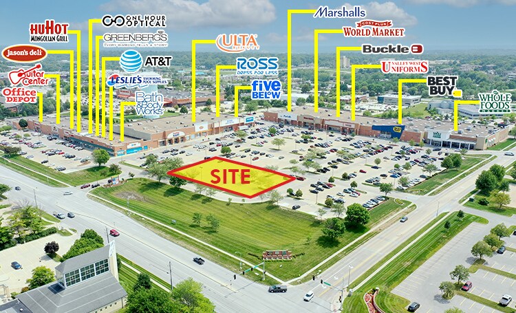 Water Tower Place Outparcel, West Des Moines, IA for lease Building Photo- Image 1 of 2