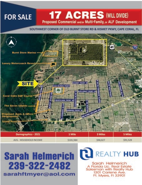 3926 Kismet Pky, Cape Coral, FL for sale - Aerial - Image 2 of 2