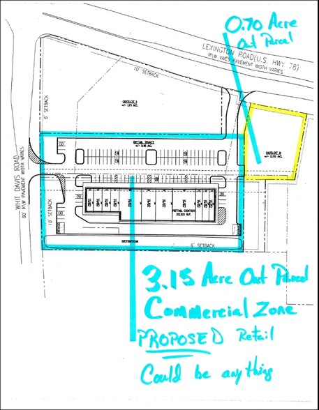 155 Whit Davis Rd, Athens, GA for lease - Plat Map - Image 2 of 11