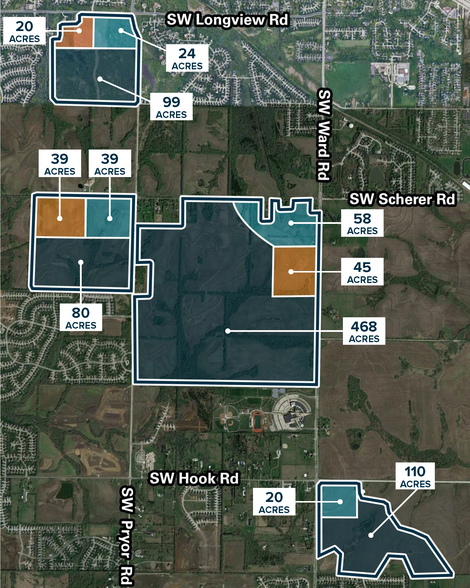 South Lee's Summit, Lees Summit, MO for sale - Aerial - Image 3 of 3