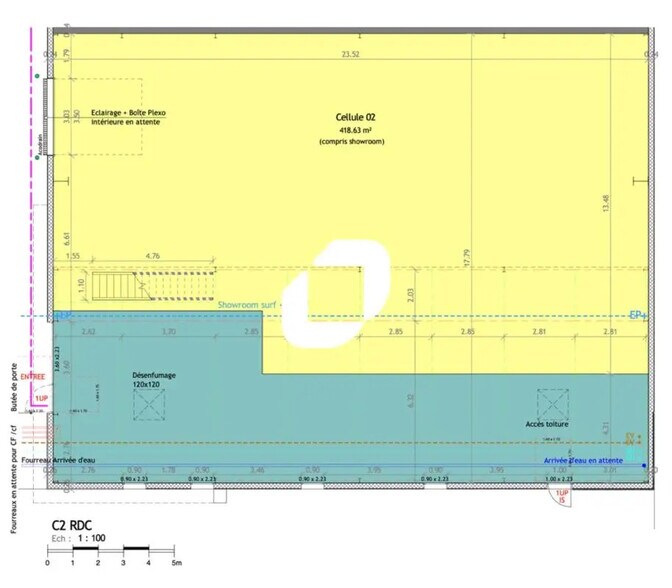 Flex in Sin-le-Noble for lease - Floor Plan - Image 1 of 1