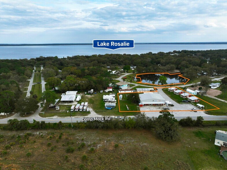 10730 Camp Mack Rd, Lake Wales, FL 33898 Camp Mack & Lake Rosalie General Store w/Bar