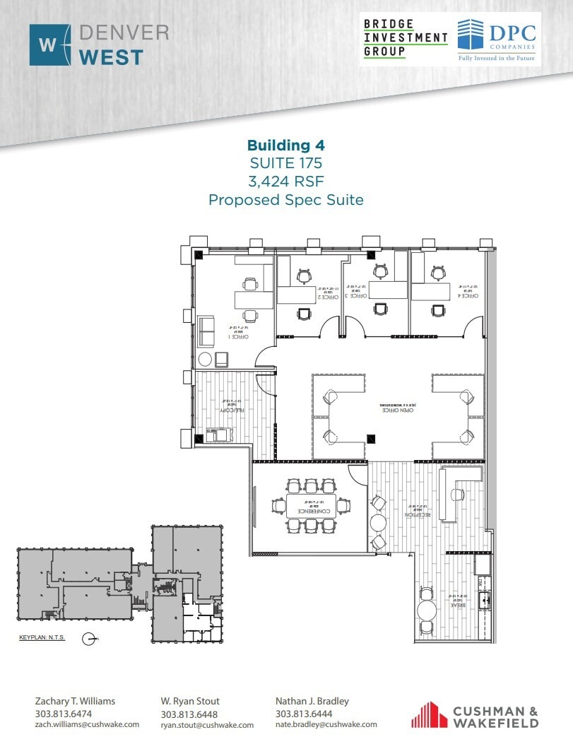 13949 W Colfax Ave, Lakewood, CO for lease Floor Plan- Image 1 of 1