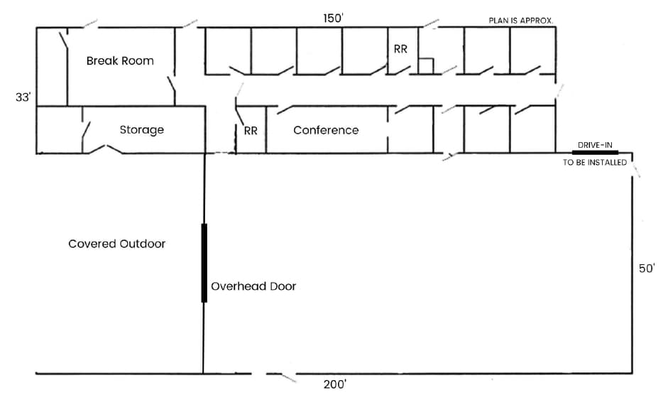 170 Fulling Mill Rd, Middletown, PA for lease - Floor Plan - Image 2 of 2