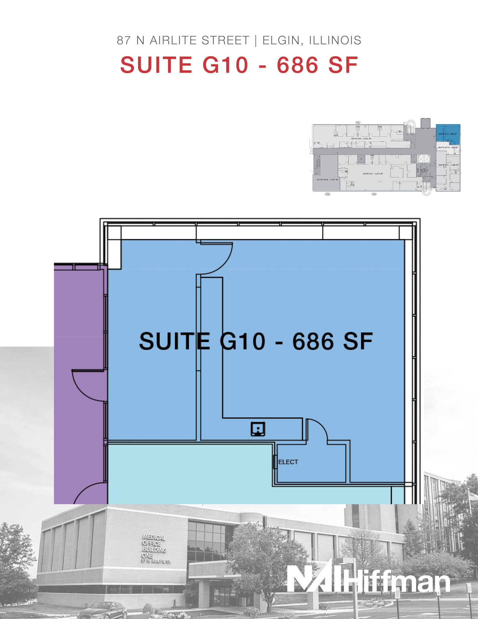 87 N Airlite St, Elgin, IL for lease Floor Plan- Image 1 of 5
