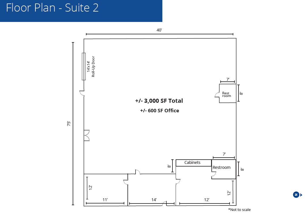 2825 Standard St, Bakersfield, CA for lease Floor Plan- Image 1 of 1