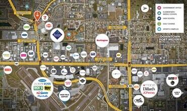 1701 Boy Scout Dr, Fort Myers, FL - AERIAL  map view