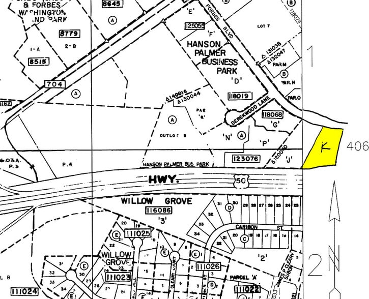 4260-4296 Forbes Blvd, Lanham, MD for lease - Plat Map - Image 2 of 14