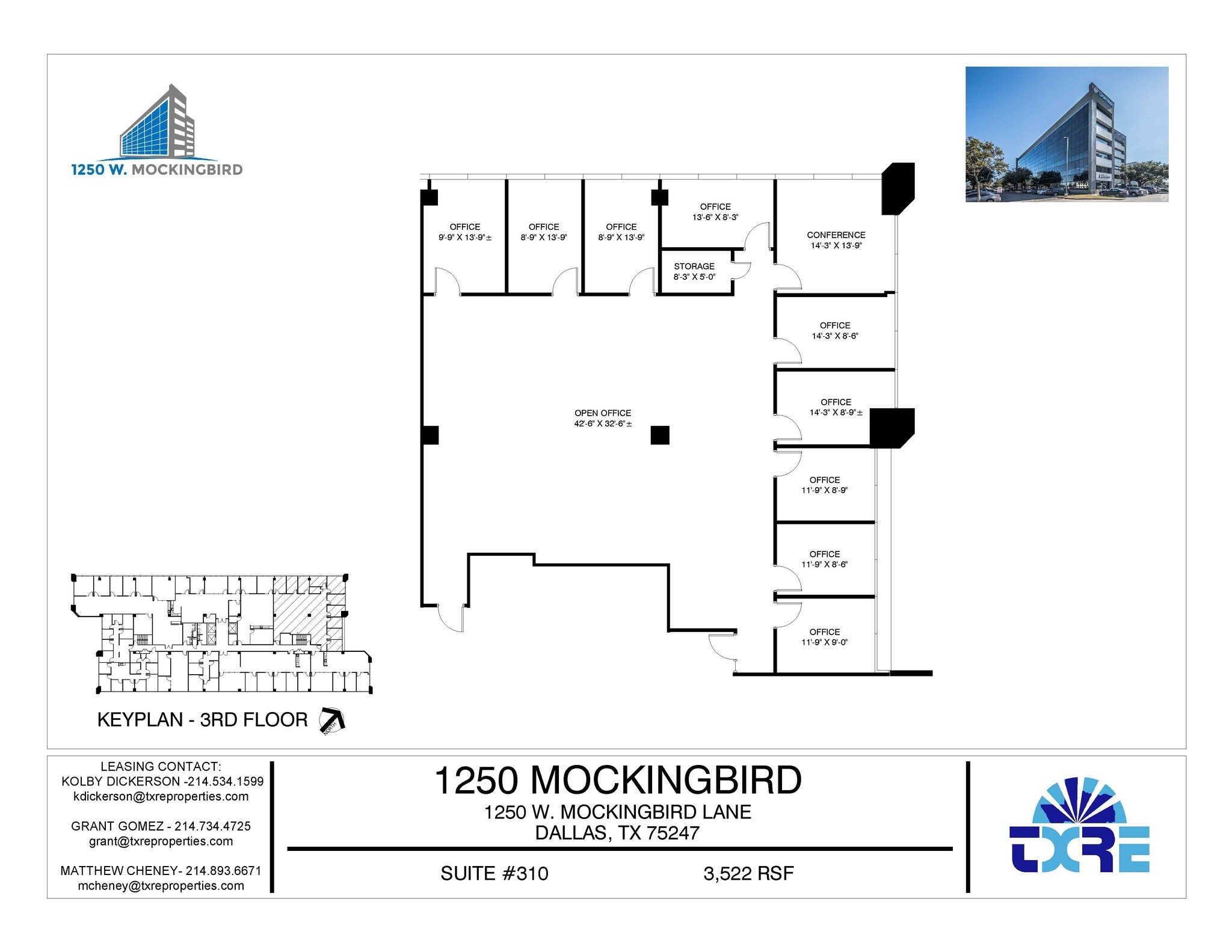 1250 W Mockingbird Ln, Dallas, TX for lease Floor Plan- Image 1 of 1