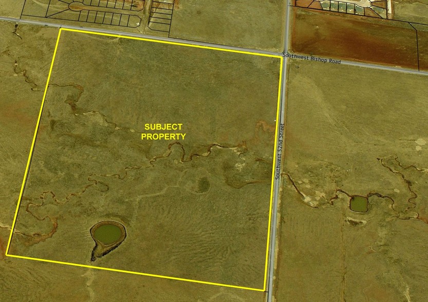 SW Corner Of 52nd St & Bishop Rd, Lawton, OK for sale - Aerial - Image 1 of 1