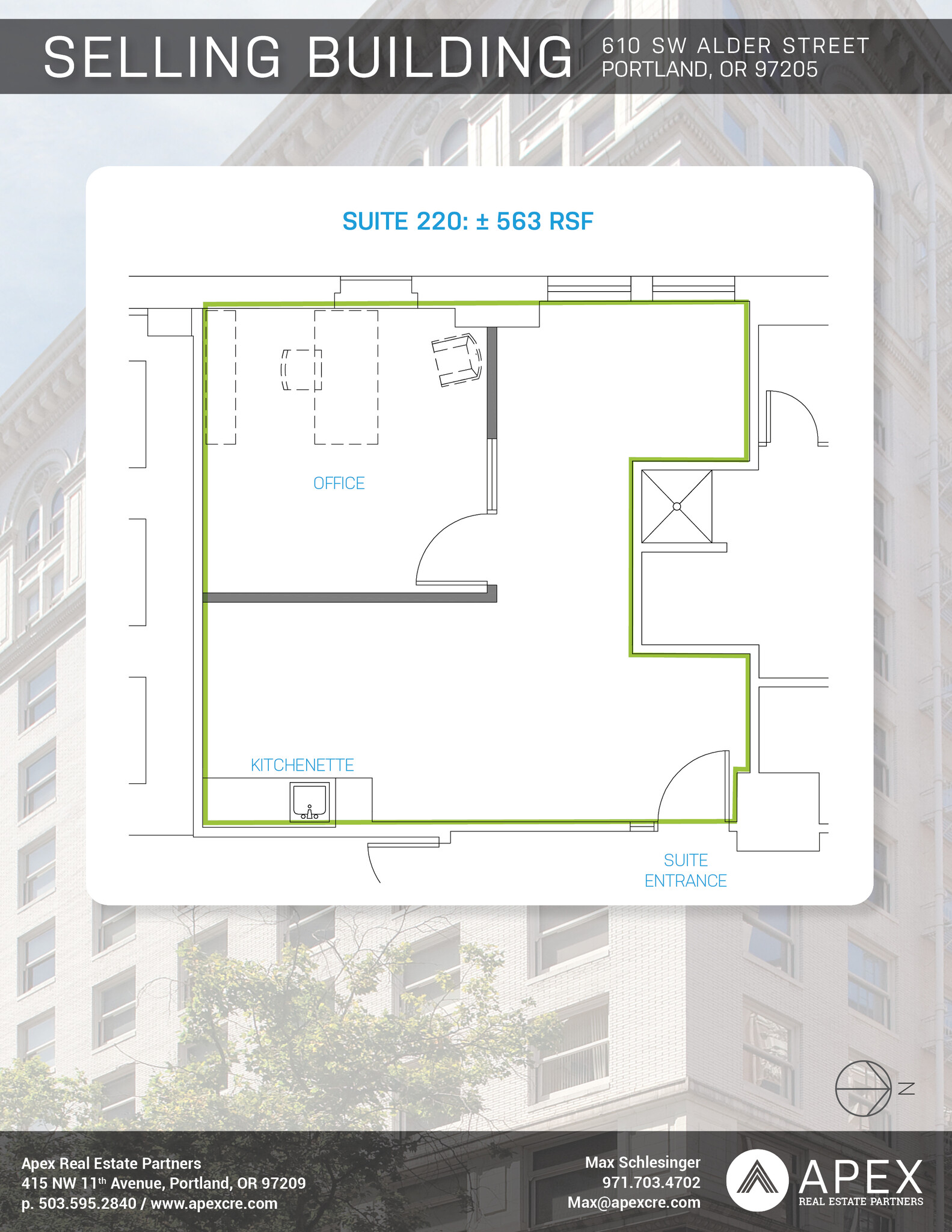 610 SW Alder St, Portland, OR for lease Floor Plan- Image 1 of 1