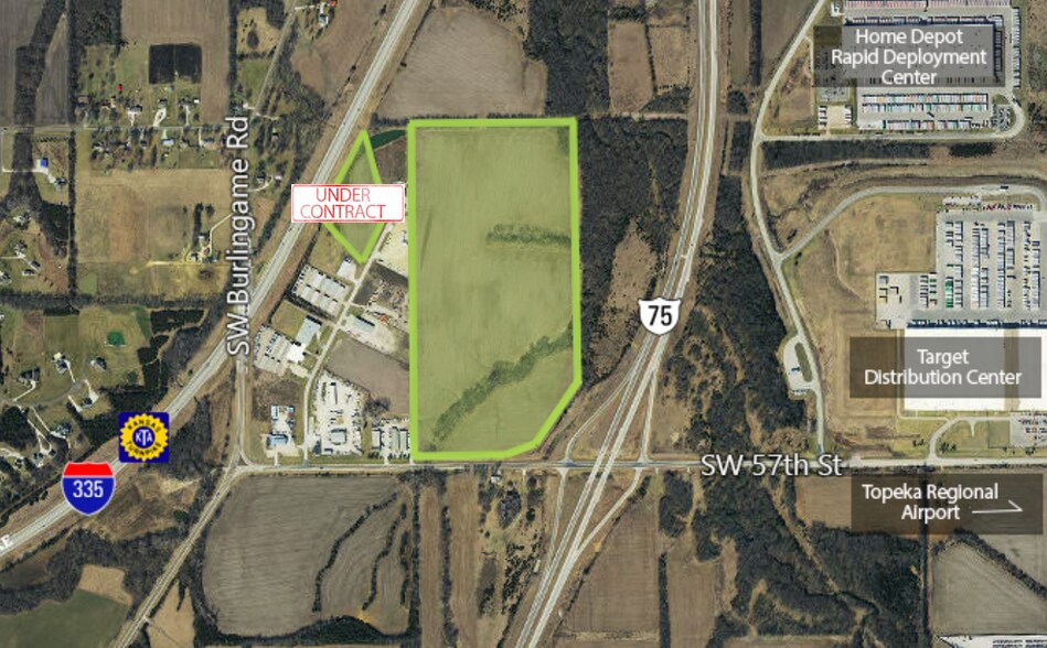 57th & Highway 75, Topeka, KS for sale - Building Photo - Image 1 of 1