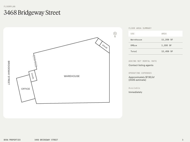 3454-3468 Bridgeway St, Vancouver, BC for lease Floor Plan- Image 1 of 1